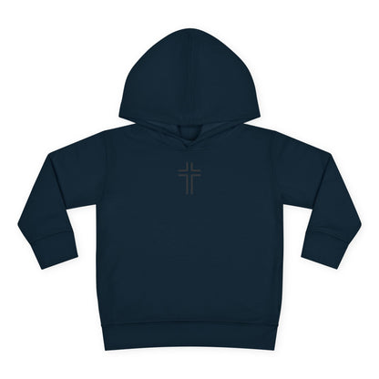 Minimalist | Toddler Fleece Hoodie with Cross Design