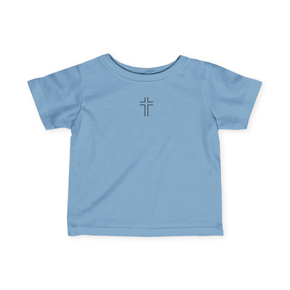 Minimalist | Unisex Infant Fine Jersey Tee with Cross Design