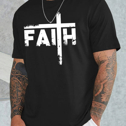 Plus Size Men's FAITH Casual T-Shirt