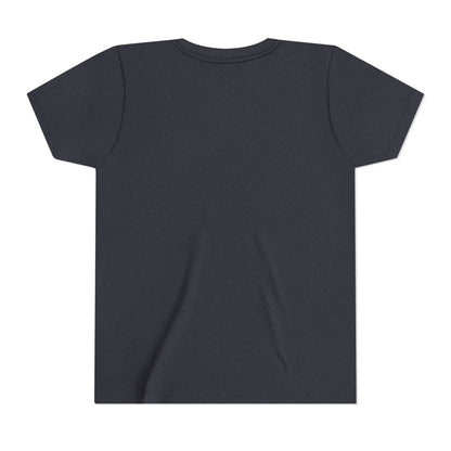 Minimalist | Youth Unisex Short Sleeve Tee with Cross Design