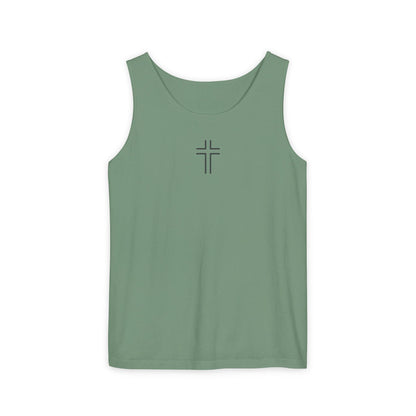 Minimalist | Unisex Cross Design Tank Top