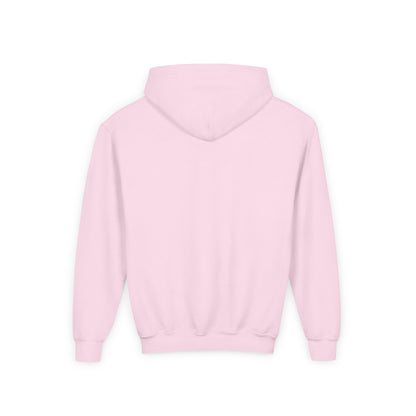 Minimalist | Muted Youth Heavy Blend Hooded Sweatshirt - Faithful Style with Inspirational Cross Design