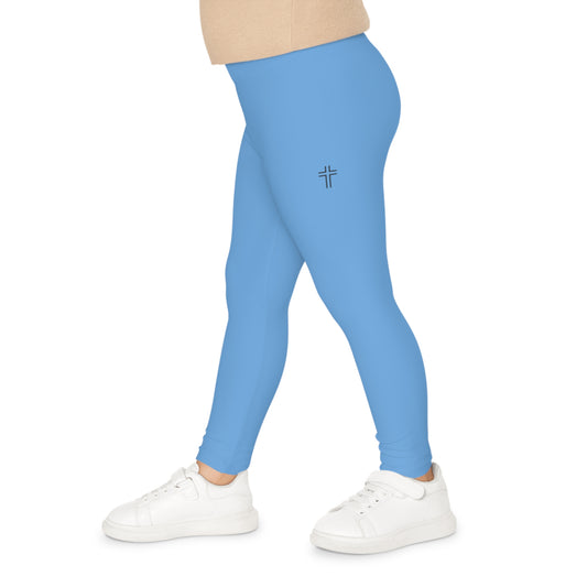 Minimalist | Color Comfortable Girls Leggings with Cross Design