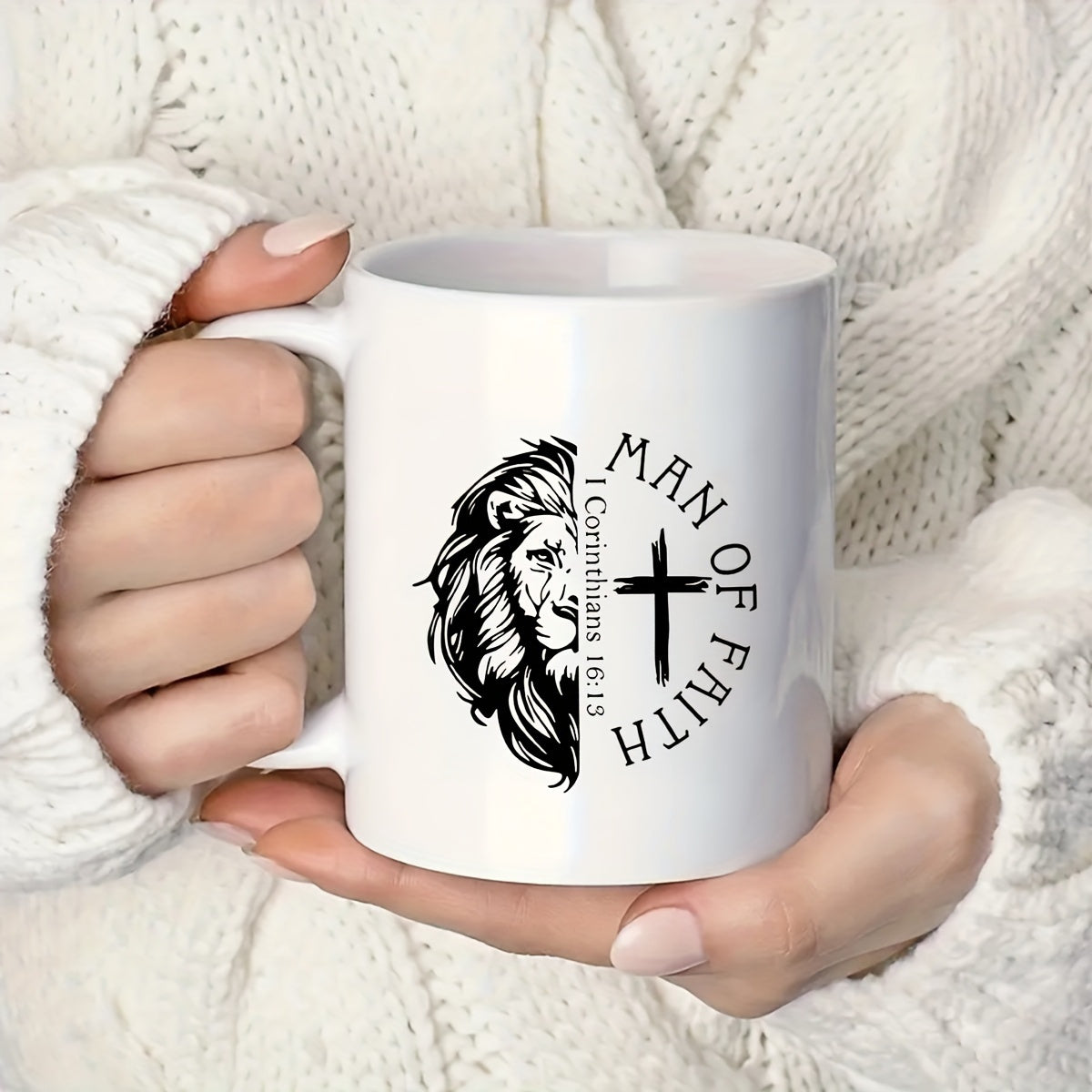 Man of Faith Scripture Mug