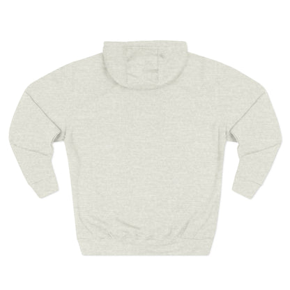 Minimalist | Unisex Fleece Hoodie with Cross Design