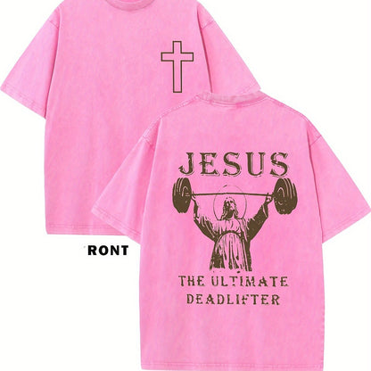 Jesus The Ultimate Hard Pull Men's Pattern T-Shirt
