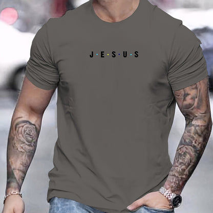 Jesus Minimalist Print Men's T-Shirt