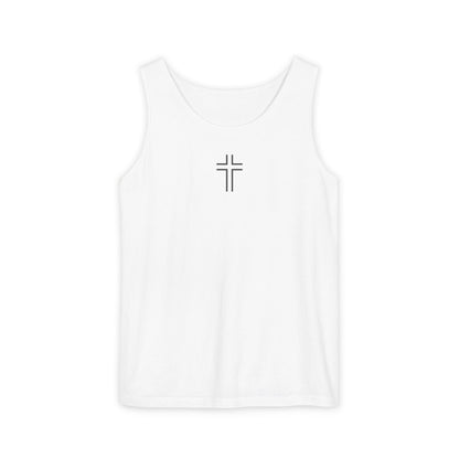 Minimalist | Unisex Cross Design Tank Top