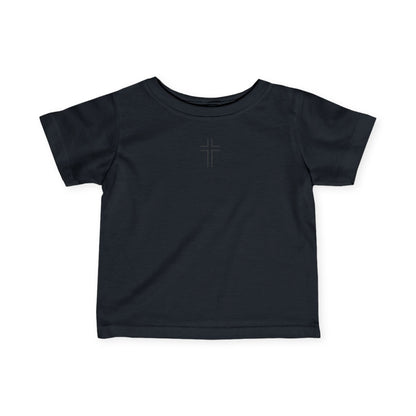 Minimalist | Unisex Infant Fine Jersey Tee with Cross Design