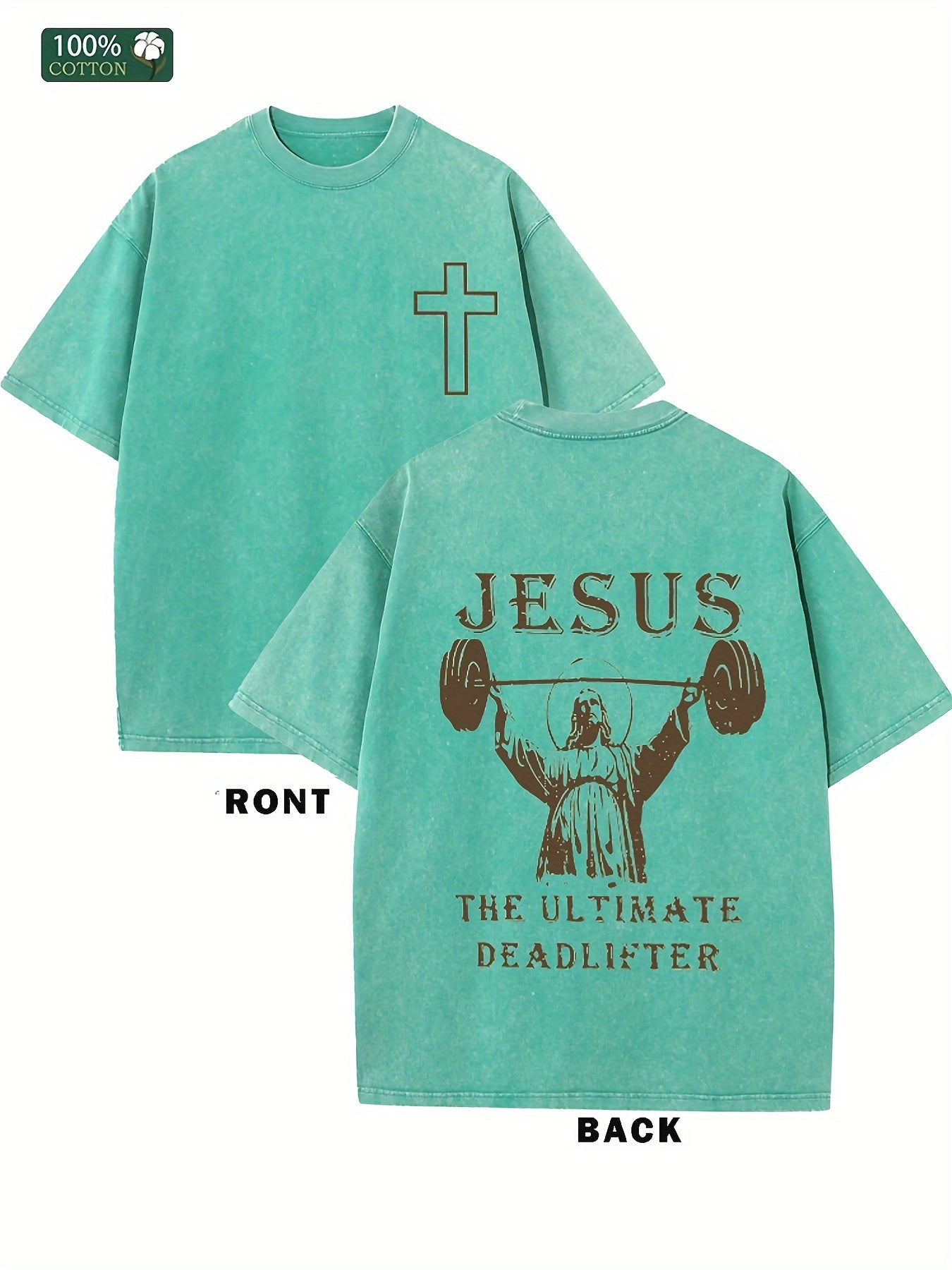 Jesus The Ultimate Hard Pull Men's Pattern T-Shirt