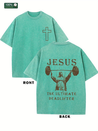 Jesus The Ultimate Hard Pull Men's Pattern T-Shirt
