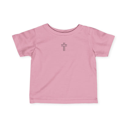 Minimalist | Unisex Infant Fine Jersey Tee with Cross Design