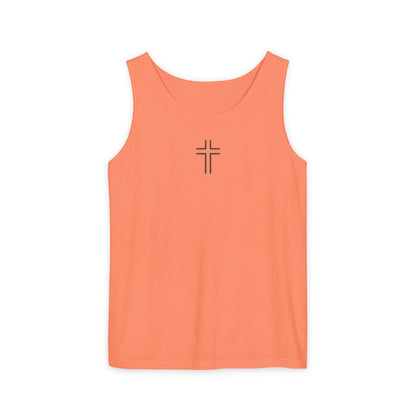 Minimalist | Unisex Cross Design Tank Top