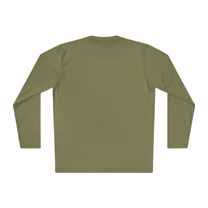 Minimalist | Unisex Long Sleeve Moisture Wicking Tee with Cross Design