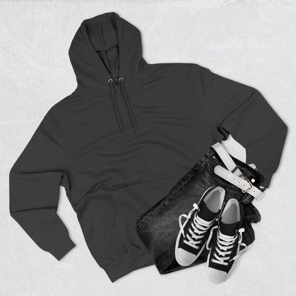 Minimalist | Unisex Fleece Hoodie with Cross Design