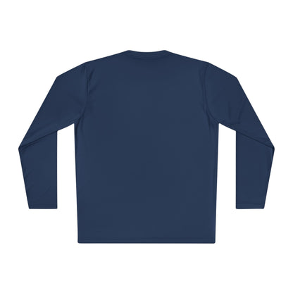 Minimalist | Unisex Long Sleeve Moisture Wicking Tee with Cross Design