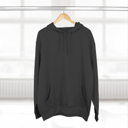Minimalist | Unisex Fleece Hoodie with Cross Design