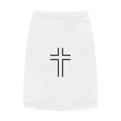 Minimalist | Pet Tank Top with Cross Design