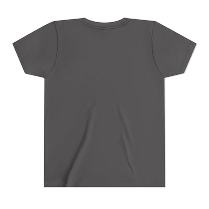 Minimalist | Youth Unisex Short Sleeve Tee with Cross Design