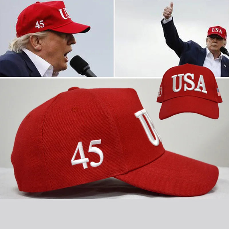 45 / USA Embroidered Baseball Cap