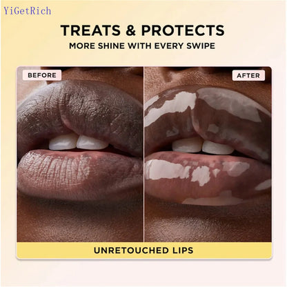 8ml Moisturizing Temperature Liquid Lipstick Honey Color Moistourizing Makeup Lip Oil Long Lasting Nutritious Lips Moisturizer