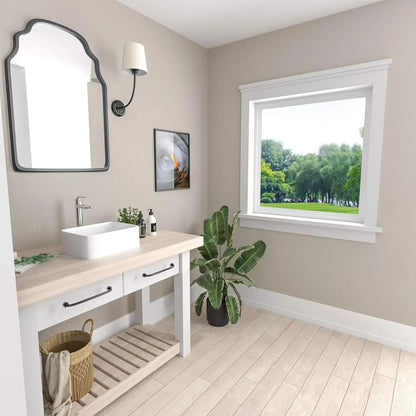 Vessel Sink Rectangle - Mocoloo 16"x12" Rectangular Bathroom   White Porcelain Ceramic Lavatory Vanity Bowl s Abov