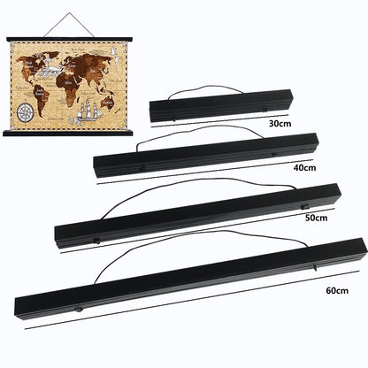 Wooden Magnetic DIY Poster Hanging Kit