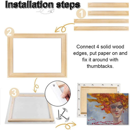 Solid Wood Canvas Frame/ Stretcher Bars DIY Kit