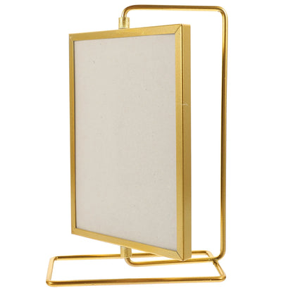 Glass Vintage Gold Desktop Photo Frame A4