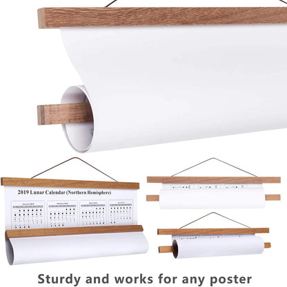 Wooden Magnetic DIY Poster Hanging Kit