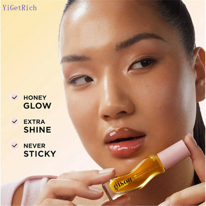 8ml Moisturizing Temperature Liquid Lipstick Honey Color Moistourizing Makeup Lip Oil Long Lasting Nutritious Lips Moisturizer