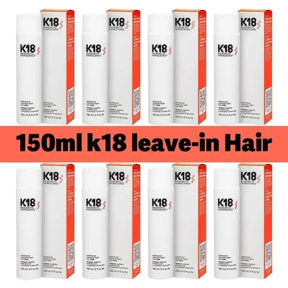 150ml K18 Leave-In Molecular Hair Mask Original Repair Molecular Hair Care Damaged Dry Frizzy 4 Minutes Treatment Moisturize