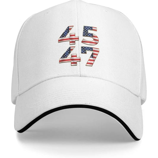 45/47 American Flag Baseball Cap
