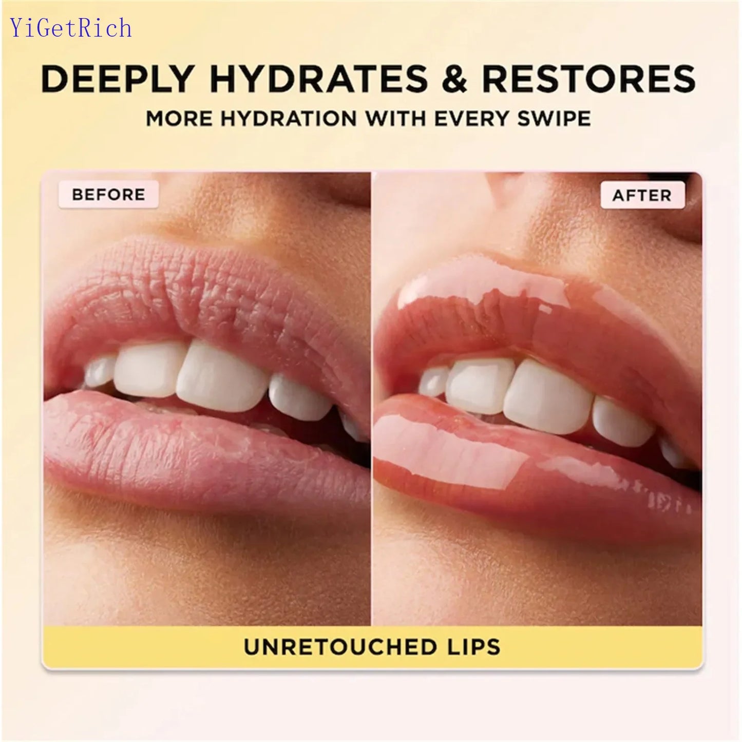 8ml Moisturizing Temperature Liquid Lipstick Honey Color Moistourizing Makeup Lip Oil Long Lasting Nutritious Lips Moisturizer