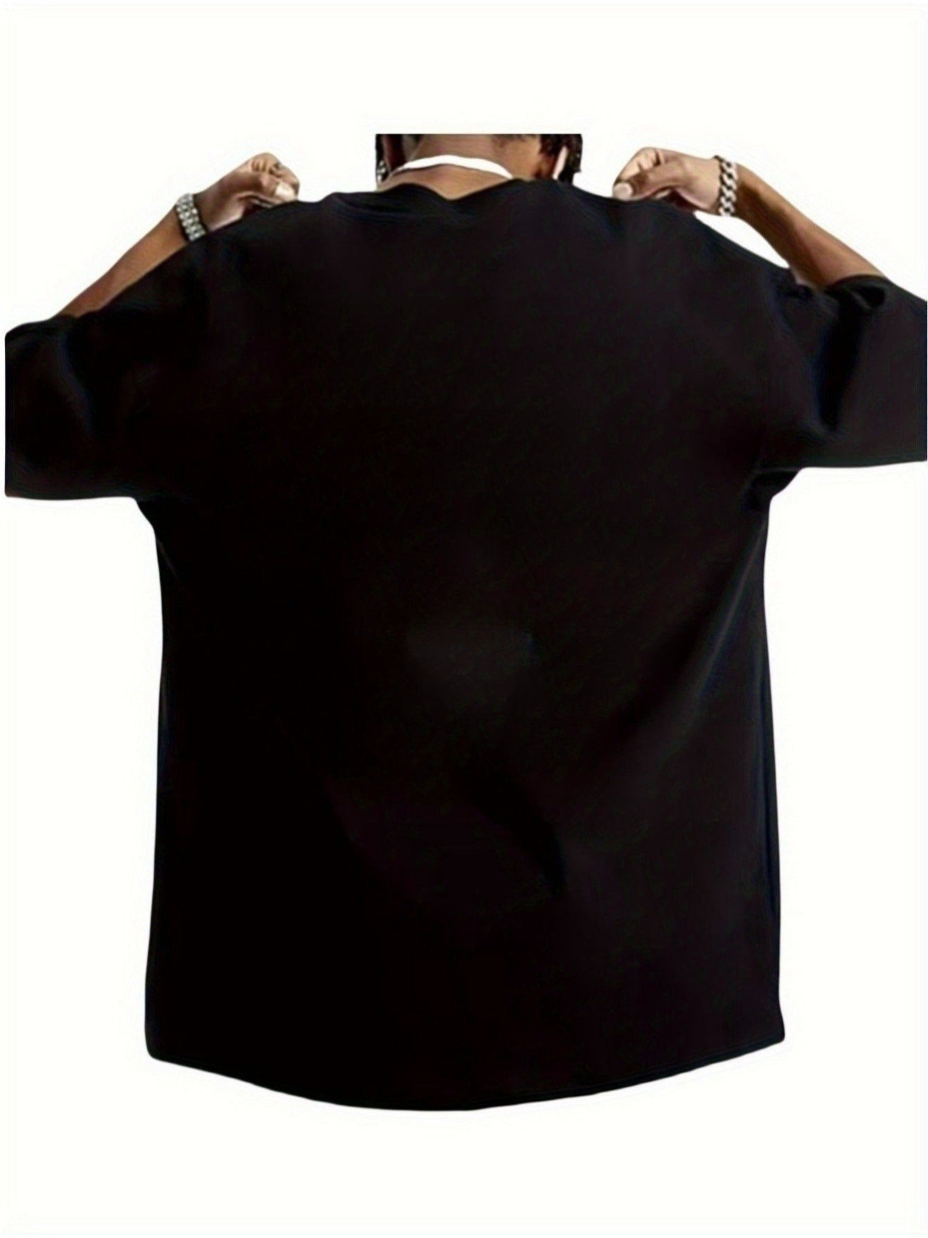 Men's 'for Man of God' Black T-Shirt - Soft Cotton