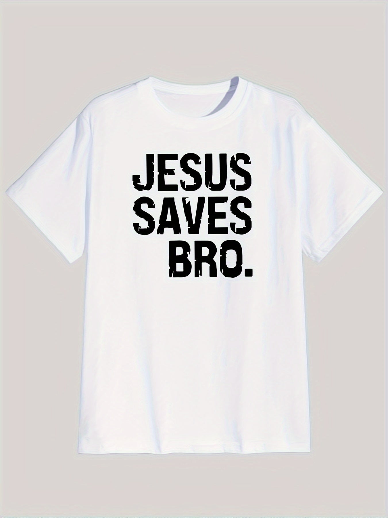JESUS SAVES BRO Men's Short-sleeved T-shirt