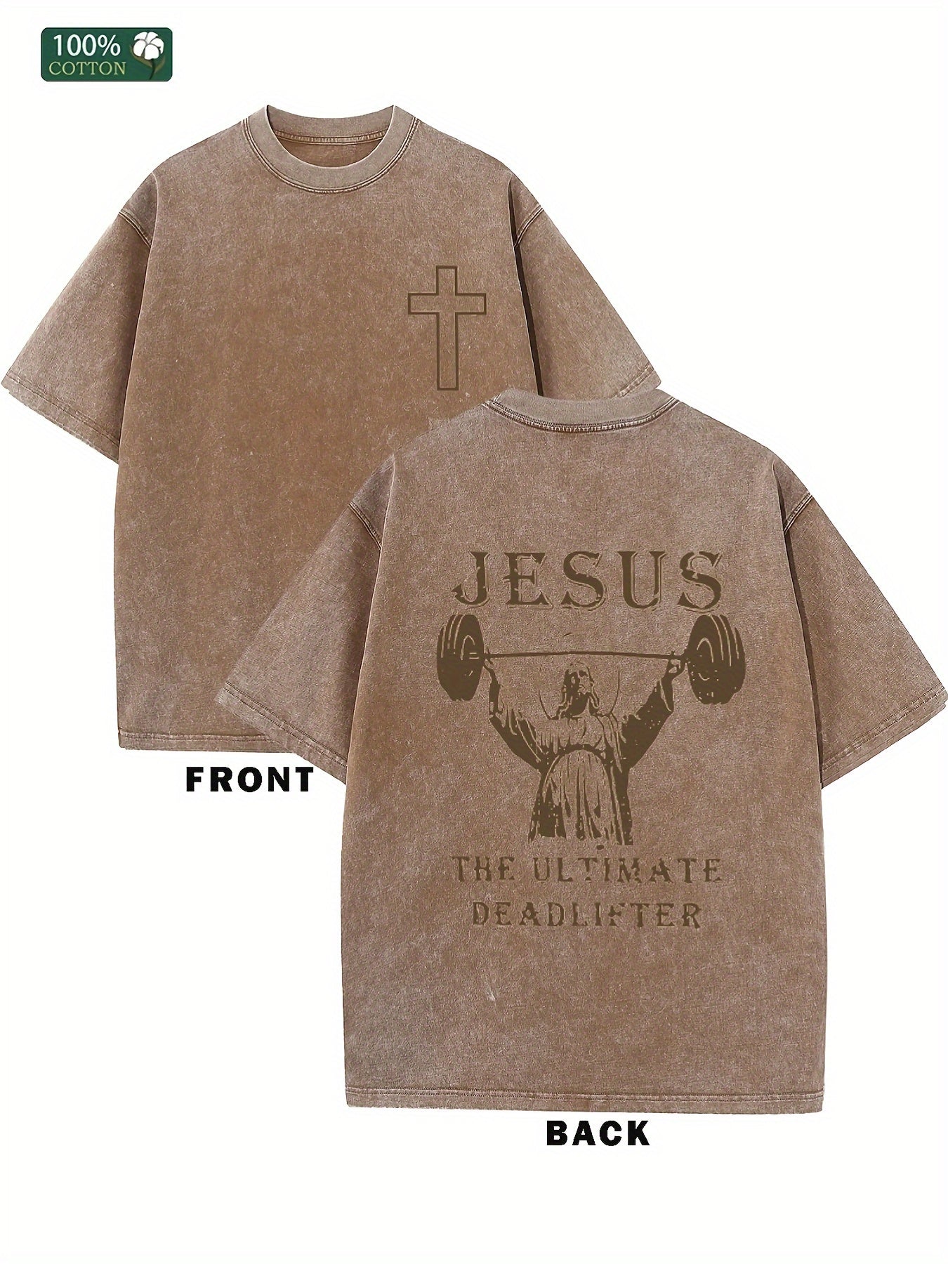 Jesus The Ultimate Hard Pull Men's Pattern T-Shirt