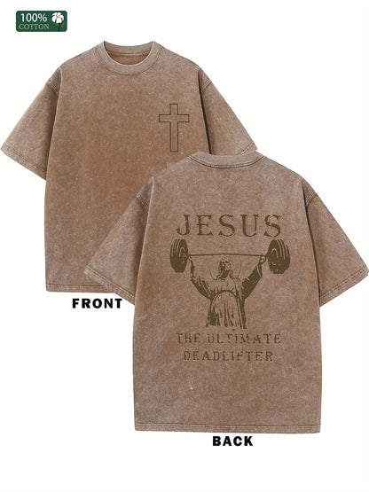 Jesus The Ultimate Hard Pull Men's Pattern T-Shirt
