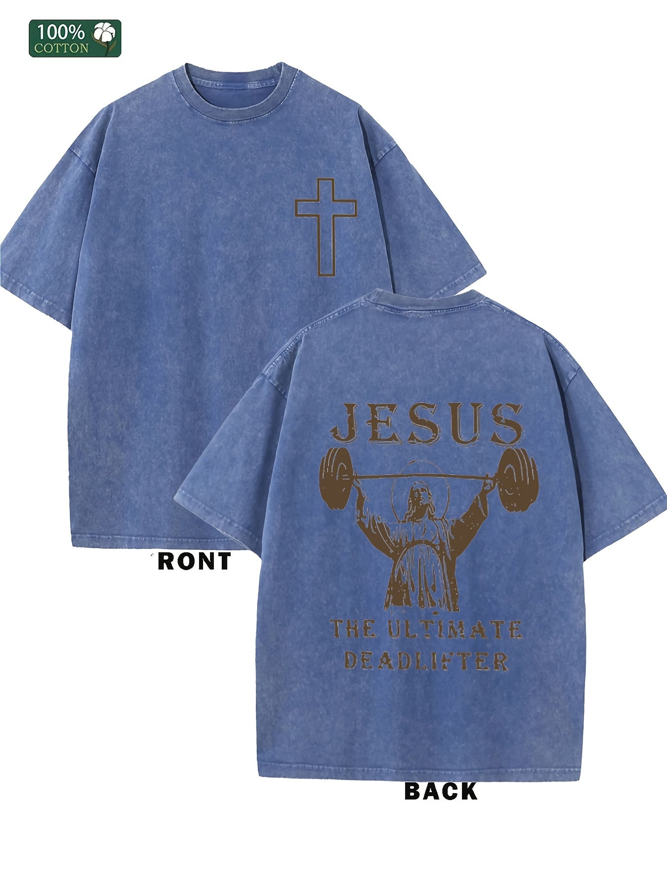 Jesus The Ultimate Hard Pull Men's Pattern T-Shirt