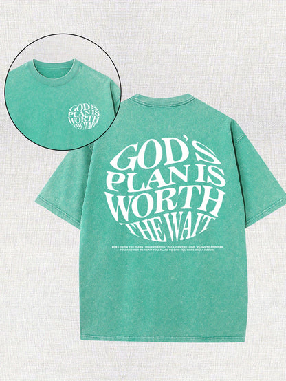 God's Plan Is Worth The Wait Women's T-Shirt