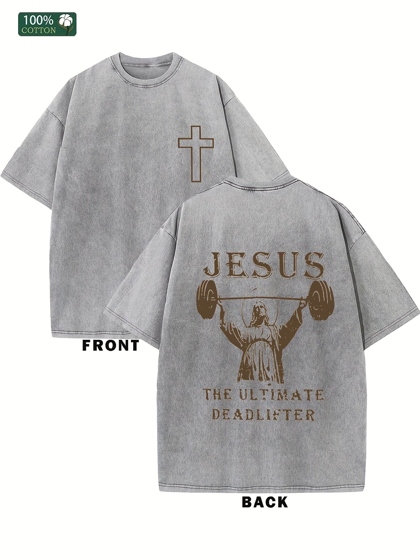 Jesus The Ultimate Hard Pull Men's Pattern T-Shirt