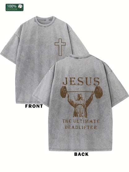 Jesus The Ultimate Hard Pull Men's Pattern T-Shirt