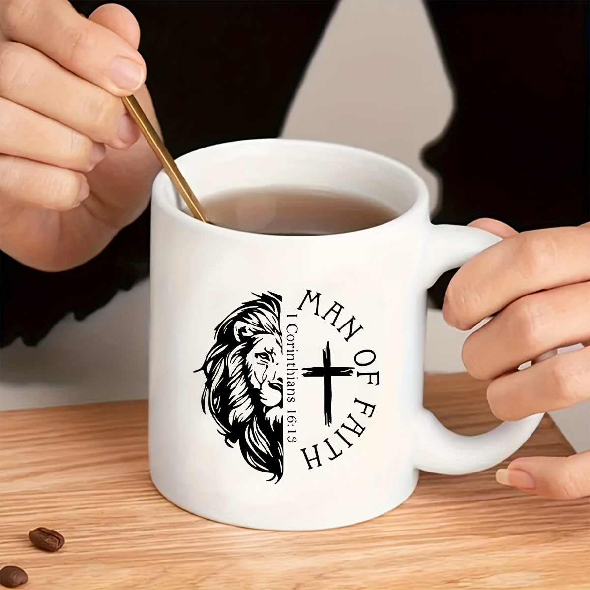 Man of Faith Scripture Mug