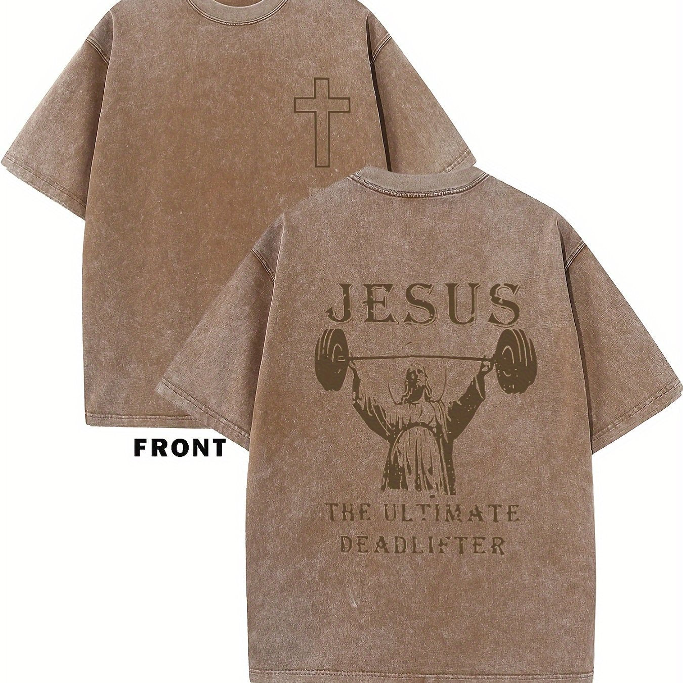 Jesus The Ultimate Hard Pull Men's Pattern T-Shirt