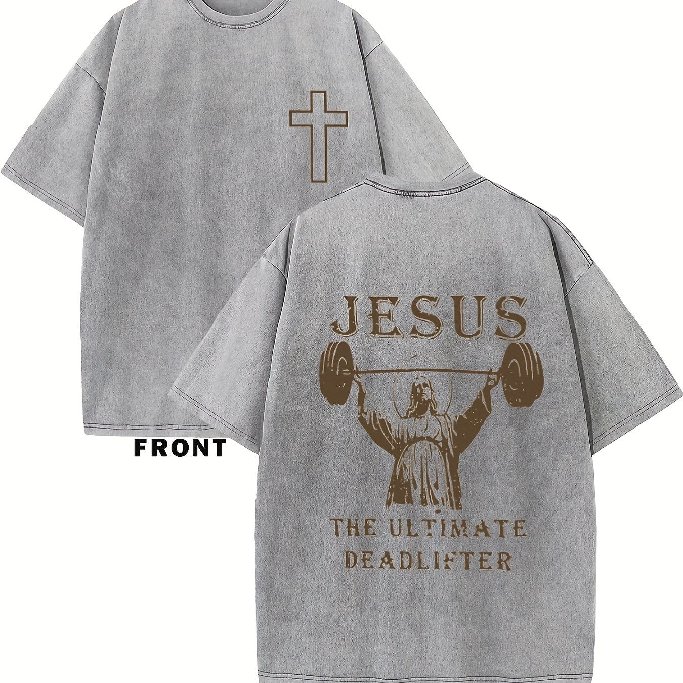 Jesus The Ultimate Hard Pull Men's Pattern T-Shirt
