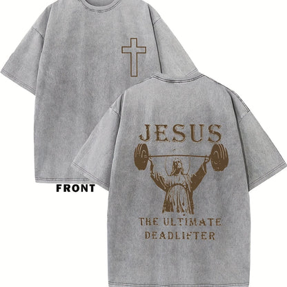 Jesus The Ultimate Hard Pull Men's Pattern T-Shirt