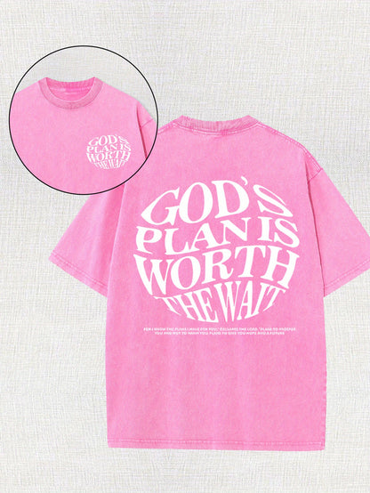 God's Plan Is Worth The Wait Women's T-Shirt
