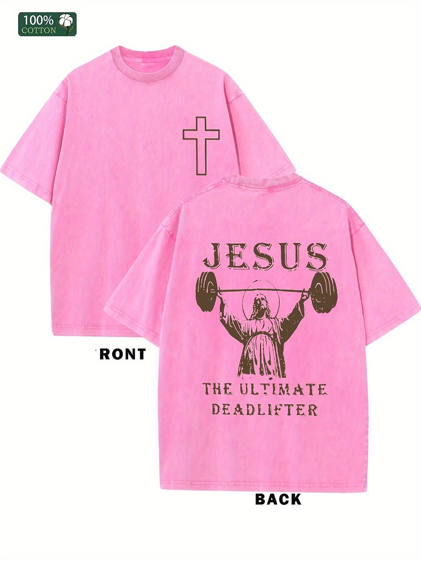Jesus The Ultimate Hard Pull Men's Pattern T-Shirt